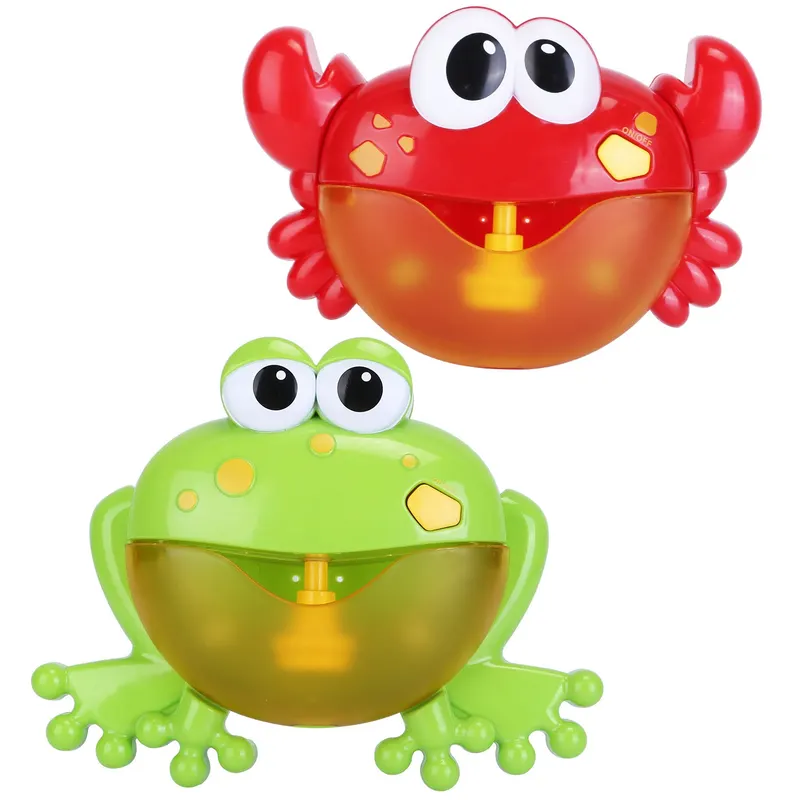 1Pc Frog Musical Bubble Bath Maker Baby Bath Toys For Bathtubs Toddler Bubble Machine For Bath